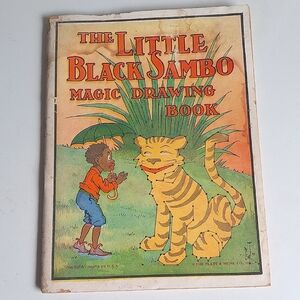 1928 The Little Black Sambo Magic Drawing Book